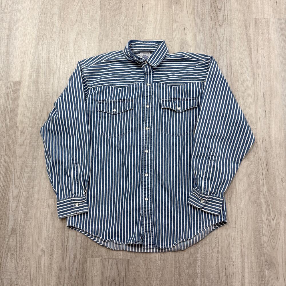 Vintage Cambridge Classics Snap Button Shirt Men'… - image 1